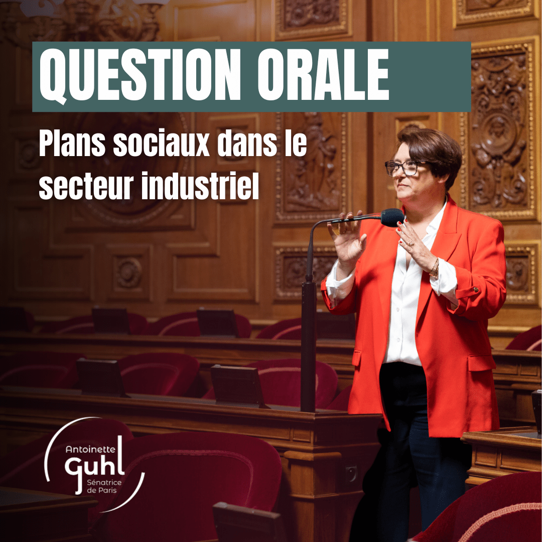 Question orale : Plans sociaux dans le secteur industriel