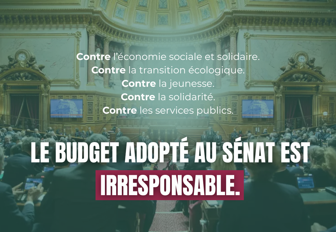 L&rsquo;impasse d&rsquo;un budget injuste socialement.
