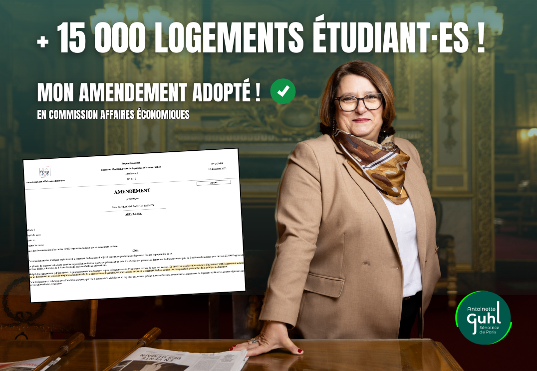 15 000 logements étudiants par an, c’est adopté !