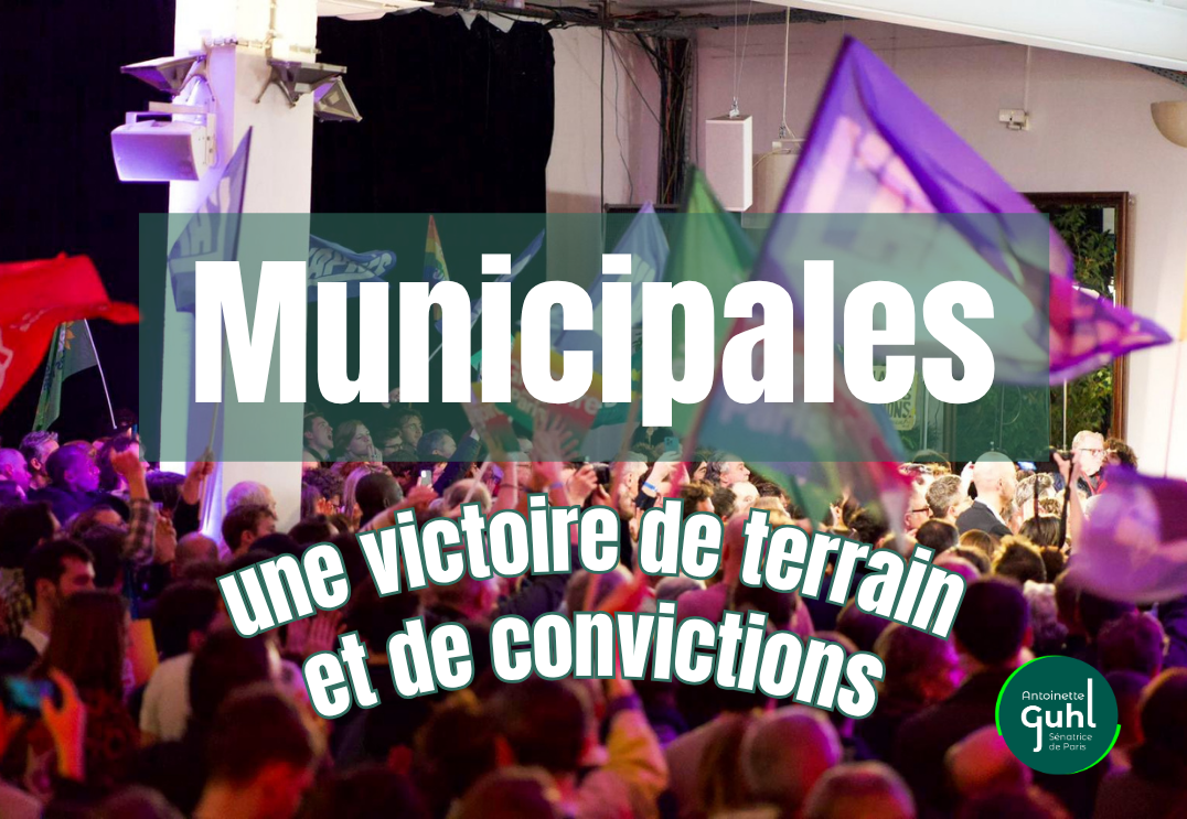 Municipales : une victoire de terrain et de convictions.