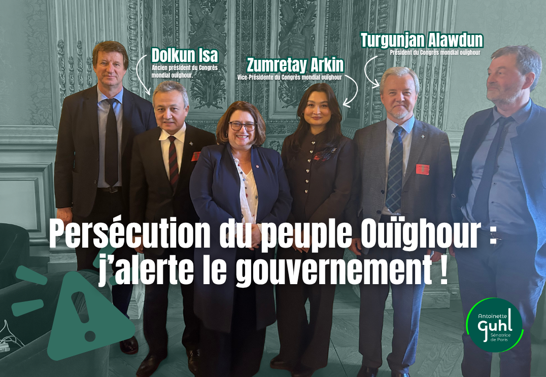 Persécution du peuple Ouïghour : j’alerte le gouvernement !