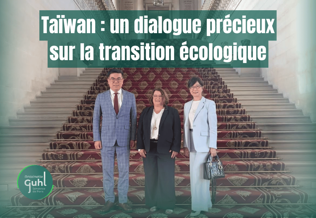 Taïwan : un dialogue précieux sur la transition écologique.